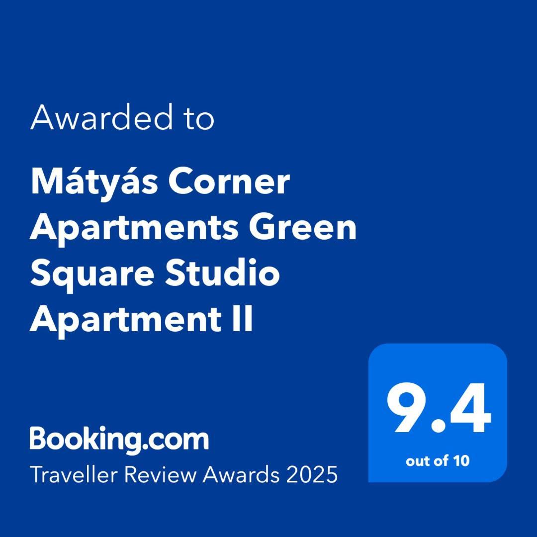 Matyas Corner Apartments Green Square Studio Apartment II Budapesta Exterior foto
